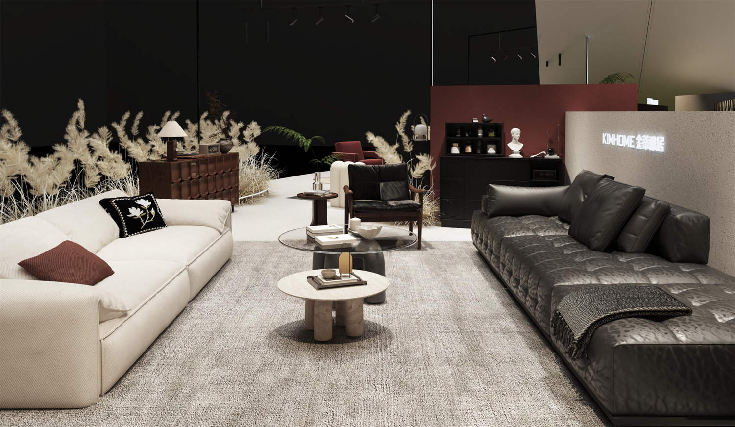 金蒂雅居负一楼方案二效果图_09