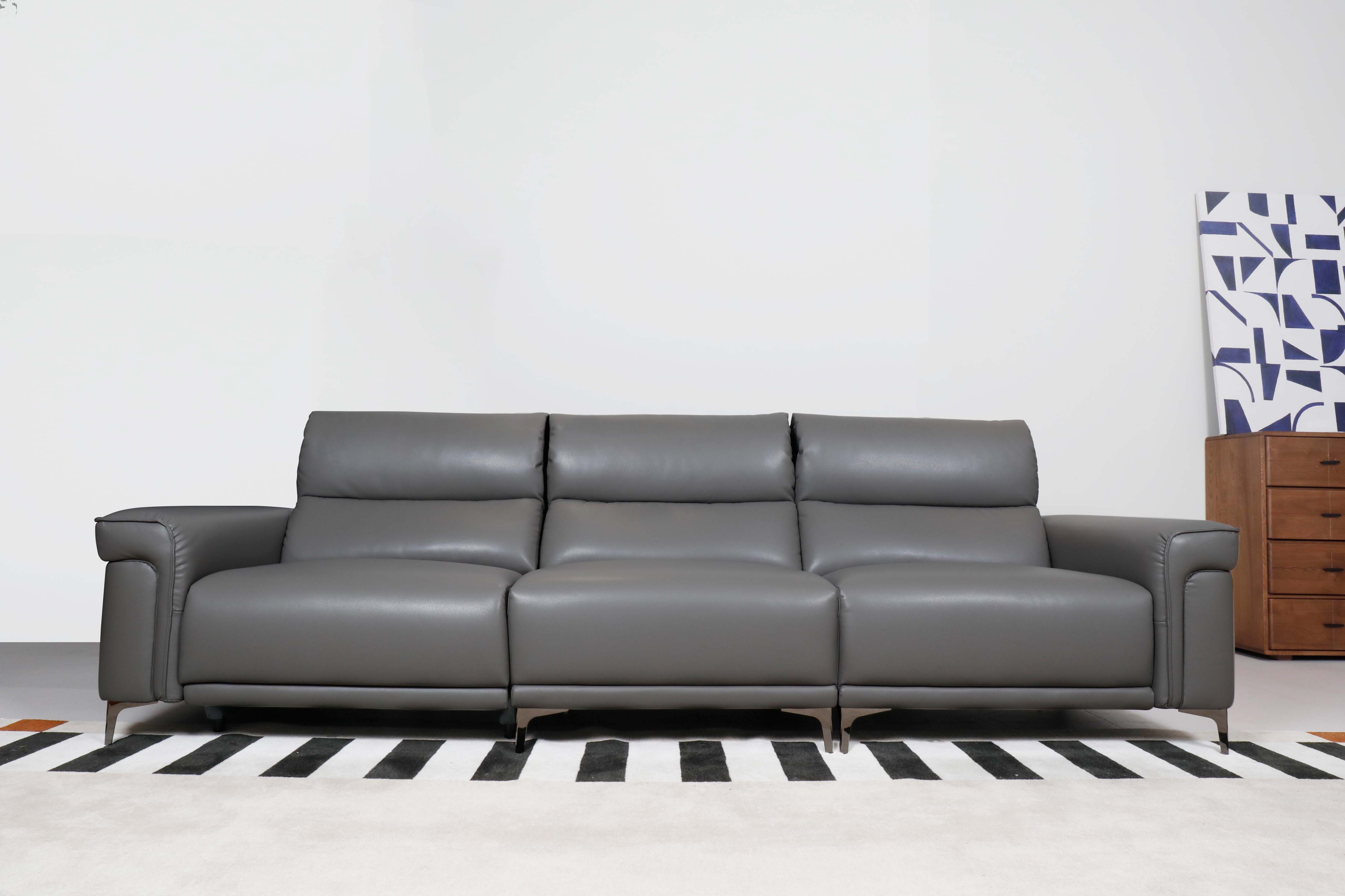 B7130生态皮沙发